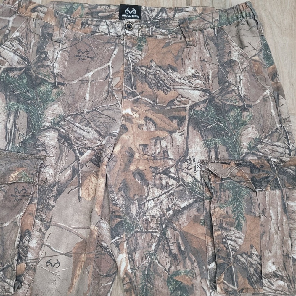 Realtree Xtra Camo Cargo Pants Mens XL 40/42 Hunting Tactical Forest 95444-7-C1 - Picture 7 of 15